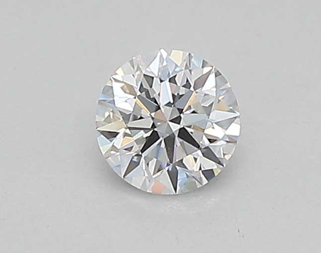 Actual 0.24 carat D Round lab-grown diamond