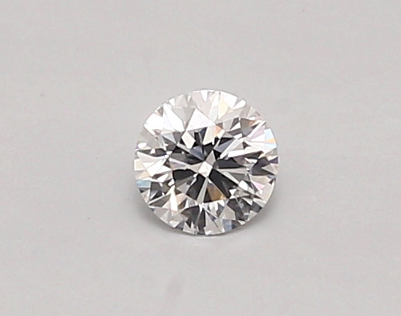 Actual 0.26 carat D Round lab-grown diamond
