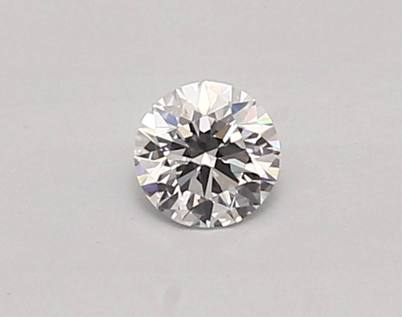 Actual 0.26 carat D Round lab-grown diamond
