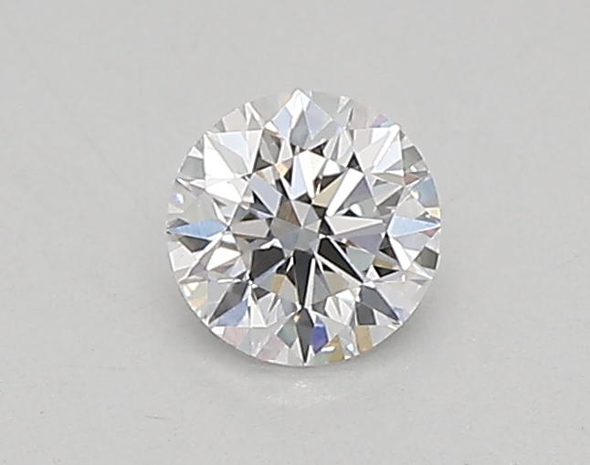 Actual 0.26 carat D Round lab-grown diamond
