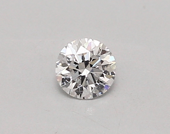 Actual 0.24 carat D Round lab-grown diamond