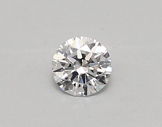 Actual 0.26 carat D Round lab-grown diamond