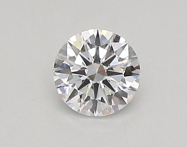Actual 0.24 carat D Round lab-grown diamond