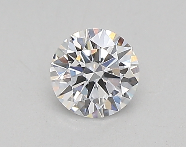 Actual 0.26 carat D Round lab-grown diamond