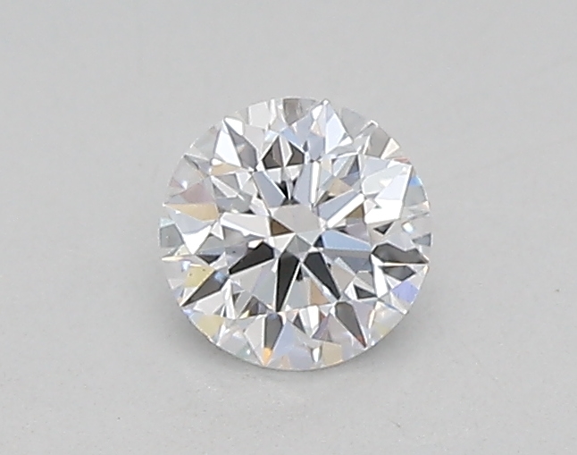 Actual 0.27 carat D Round lab-grown diamond