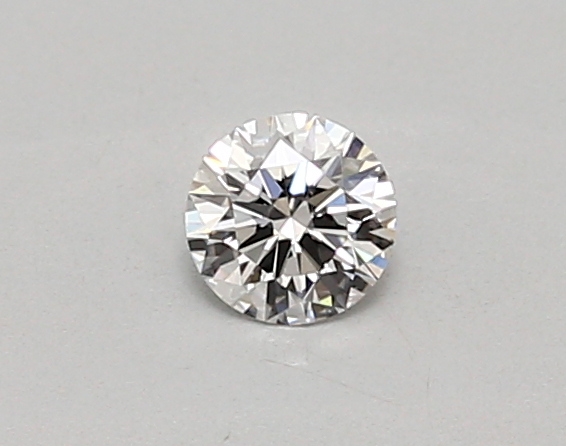Actual 0.26 carat D Round lab-grown diamond