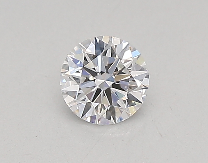 Actual 0.26 carat D Round lab-grown diamond