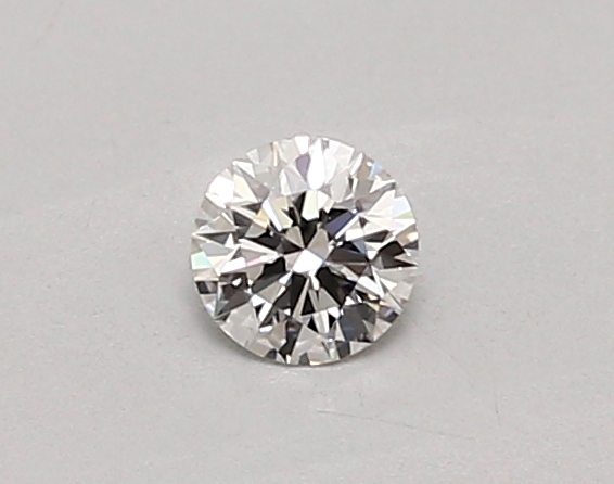 Actual 0.26 carat D Round lab-grown diamond