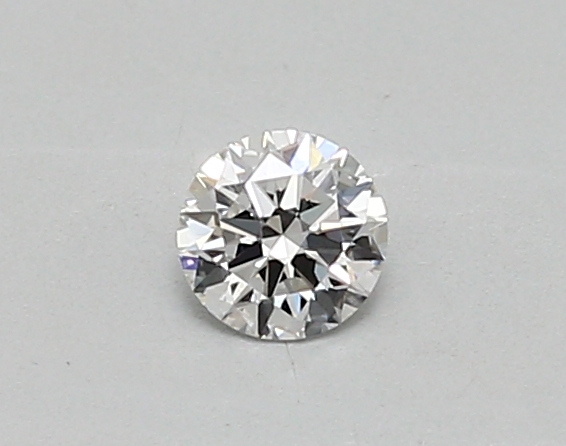 Actual 0.26 carat D Round lab-grown diamond