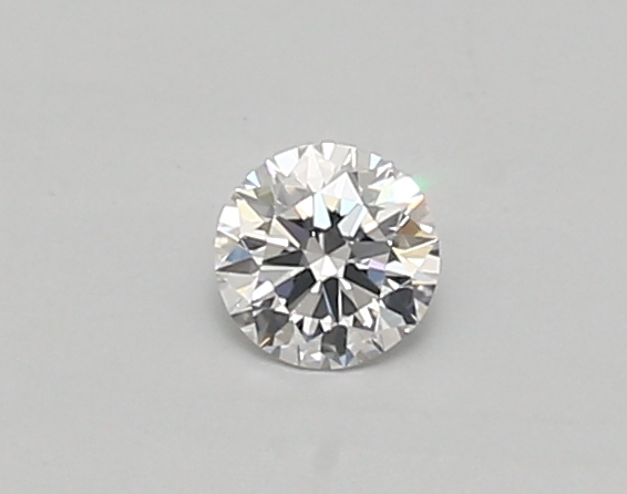 Actual 0.26 carat D Round lab-grown diamond