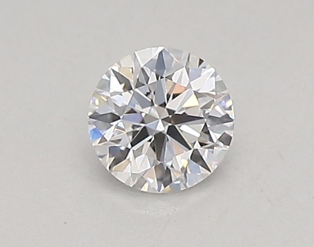Actual 0.26 carat D Round lab-grown diamond