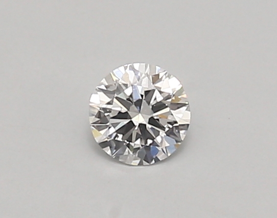 Actual 0.27 carat D Round lab-grown diamond