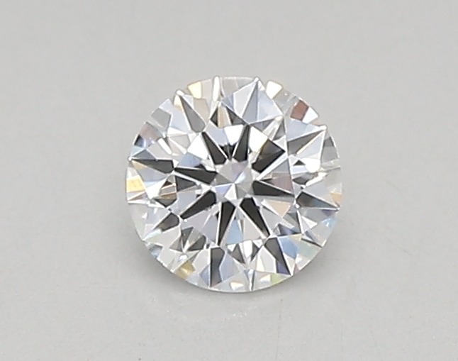 Actual 0.26 carat D Round lab-grown diamond
