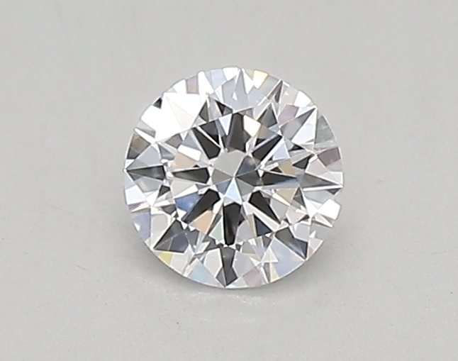 Actual 0.26 carat D Round lab-grown diamond