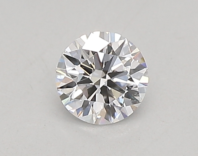 Actual 0.26 carat D Round lab-grown diamond