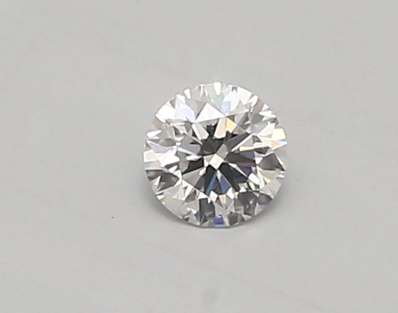 Actual 0.27 carat D Round lab-grown diamond