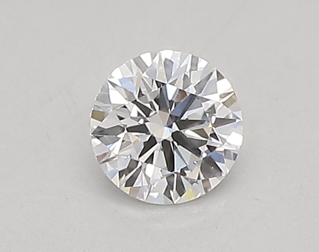 Actual 0.27 carat D Round lab-grown diamond