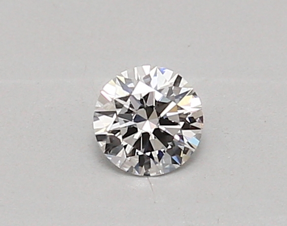 0.27 carat round lab-grown diamond