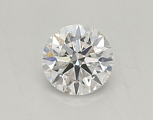 Actual 0.26 carat D Round lab-grown diamond