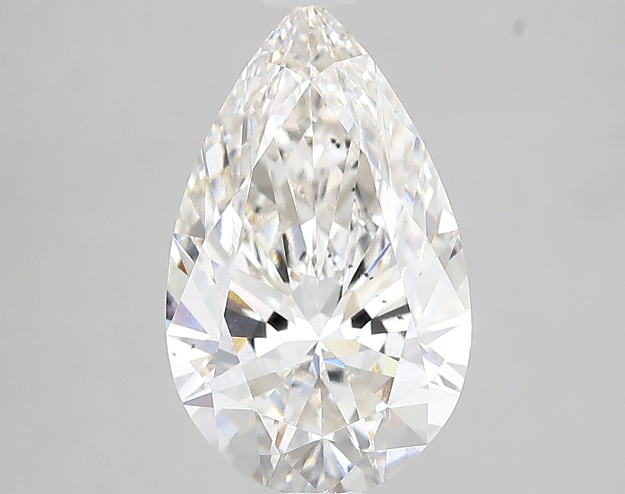 3.48 Carat G-VS2 Ideal Pear Diamond
