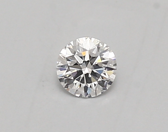 Actual 0.26 carat D Round lab-grown diamond