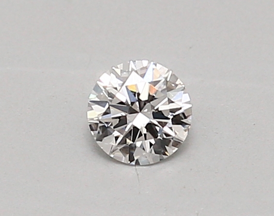 0.27 carat round lab-grown diamond