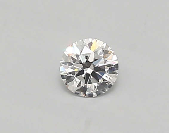 Actual 0.24 carat D Round lab-grown diamond