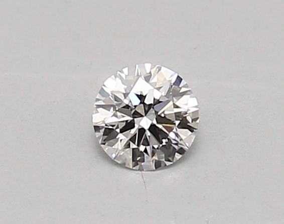 Actual 0.26 carat D Round lab-grown diamond