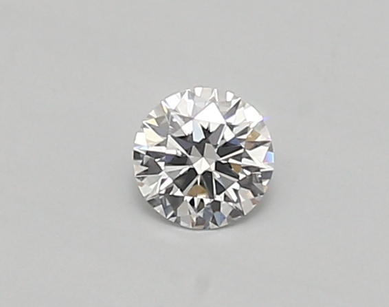 Actual 0.26 carat D Round lab-grown diamond