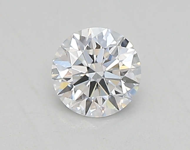 Actual 0.27 carat D Round lab-grown diamond