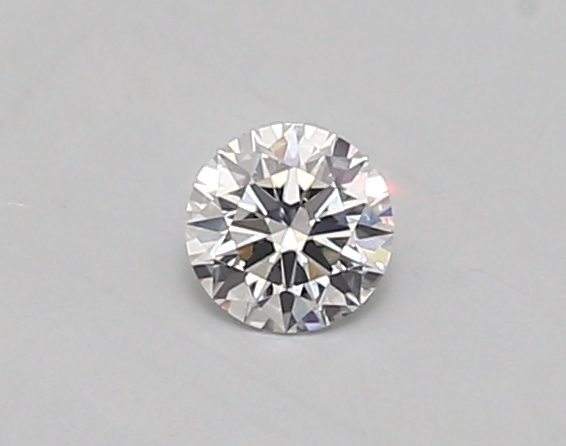 Actual 0.27 carat D Round lab-grown diamond