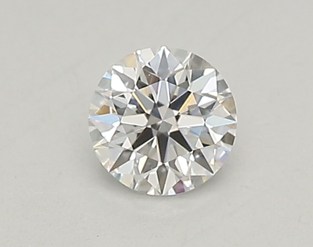 Actual 0.27 carat D Round lab-grown diamond