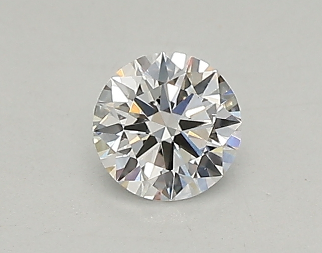 Actual 0.24 carat D Round lab-grown diamond