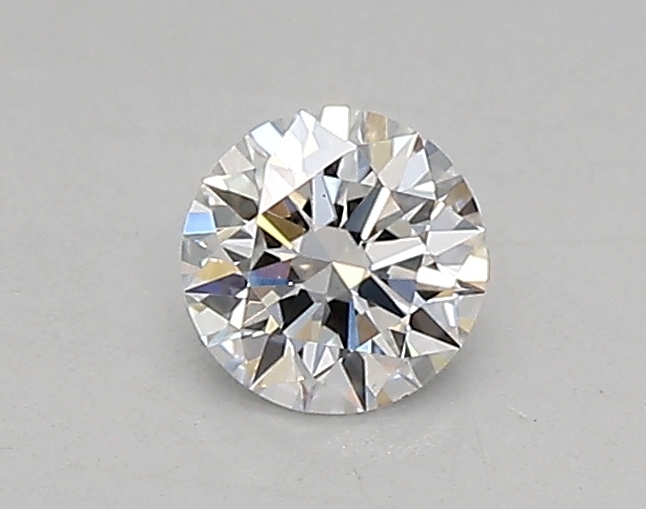 Actual 0.26 carat D Round lab-grown diamond
