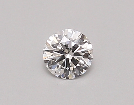 Actual 0.26 carat D Round lab-grown diamond