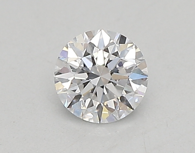 Actual 0.24 carat D Round lab-grown diamond