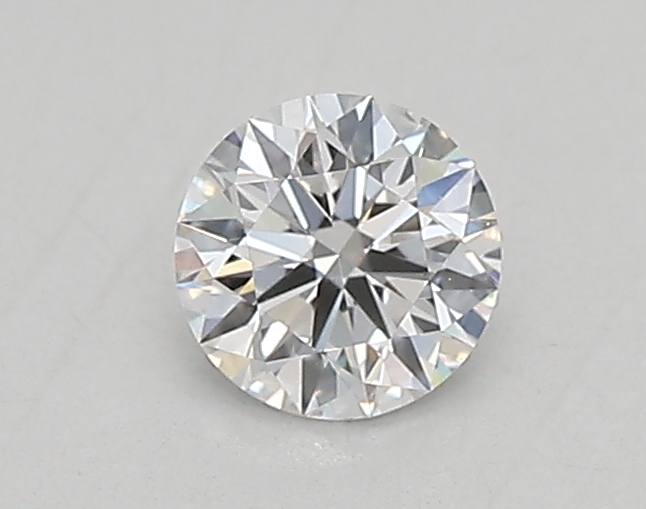 Actual 0.27 carat D Round lab-grown diamond