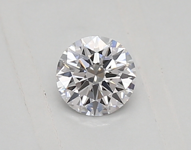 0.27 carat round lab-grown diamond