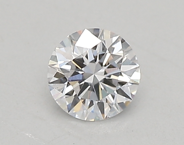 Actual 0.27 carat D Round lab-grown diamond