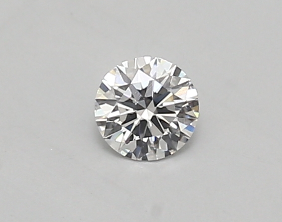 Actual 0.27 carat D Round lab-grown diamond