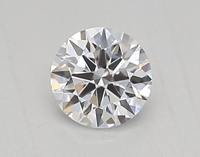 Actual 0.27 carat D Round lab-grown diamond