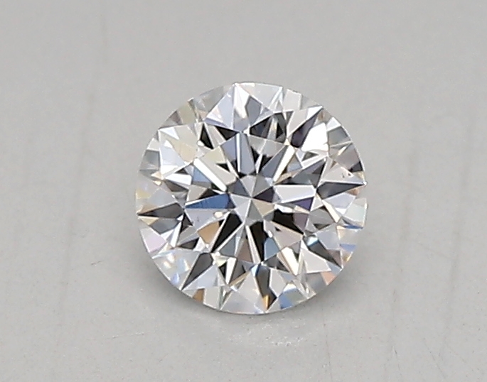 Actual 0.27 carat D Round lab-grown diamond