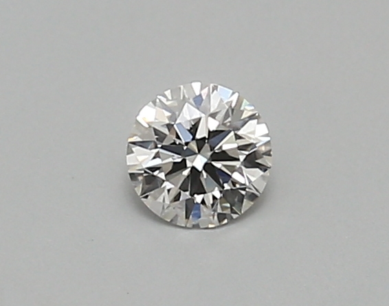 Actual 0.26 carat D Round lab-grown diamond