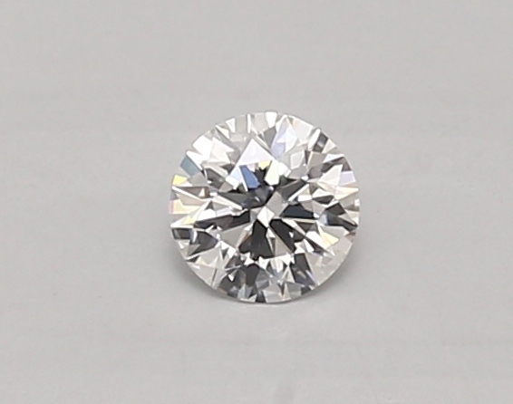 Actual 0.28 carat D Round lab-grown diamond