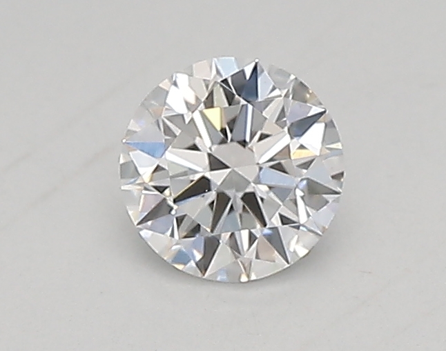 0.27 carat round lab-grown diamond