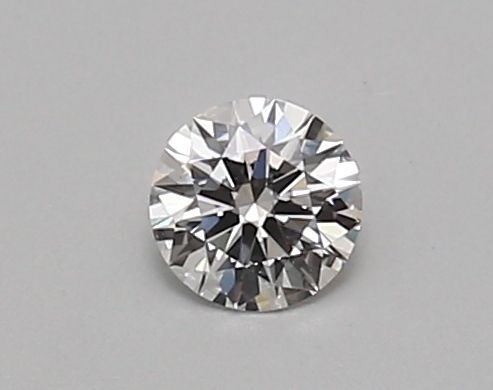 Actual 0.26 carat D Round lab-grown diamond