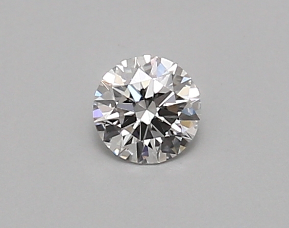 Actual 0.26 carat D Round lab-grown diamond