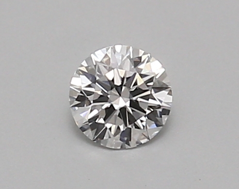 Actual 0.26 carat D Round lab-grown diamond