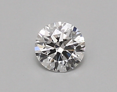 Actual 0.26 carat D Round lab-grown diamond