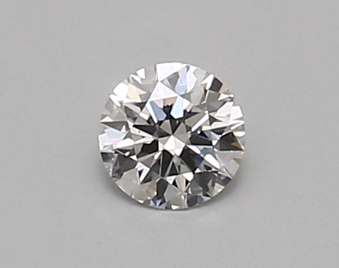 Actual 0.26 carat D Round lab-grown diamond